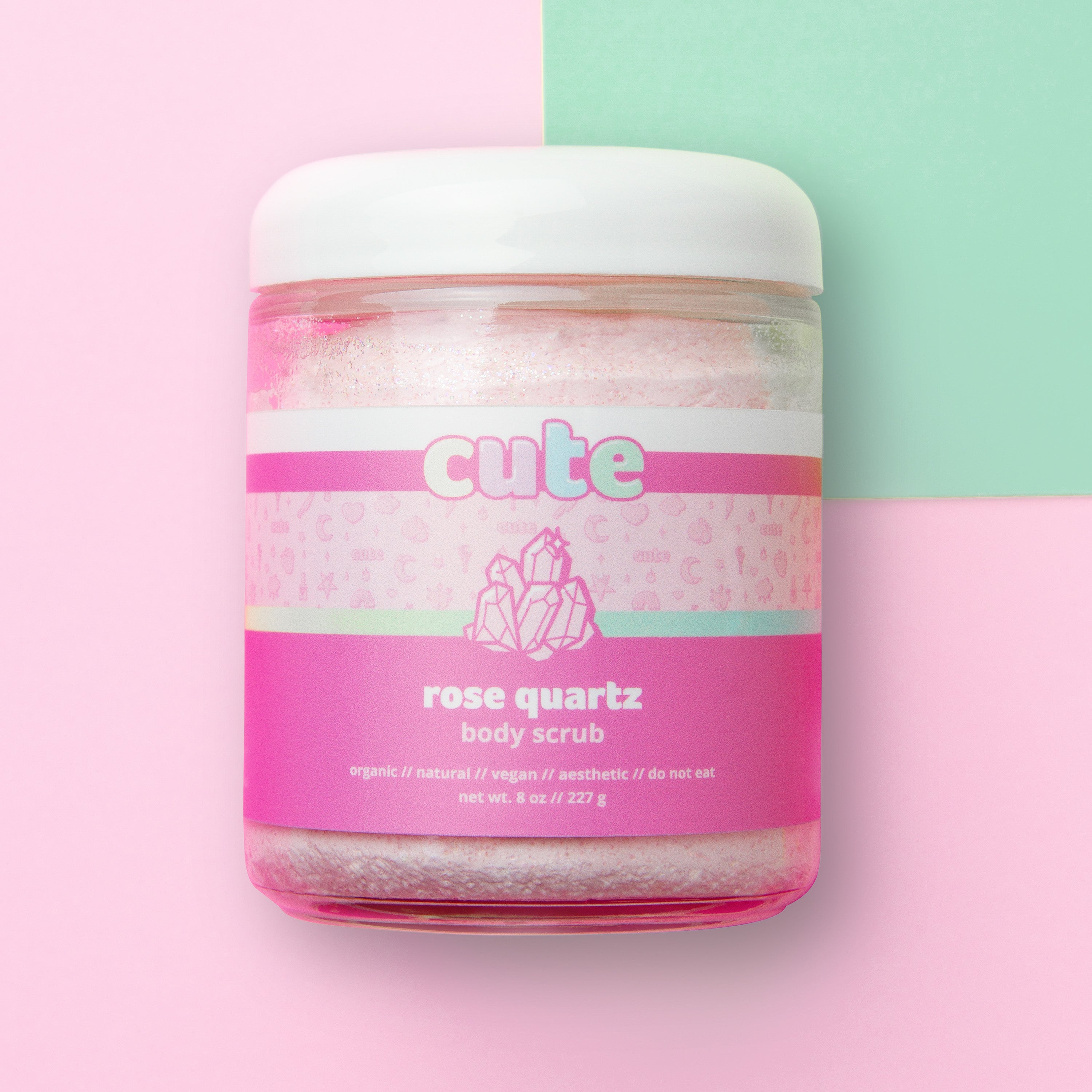 Rose Quartz sugar scrub