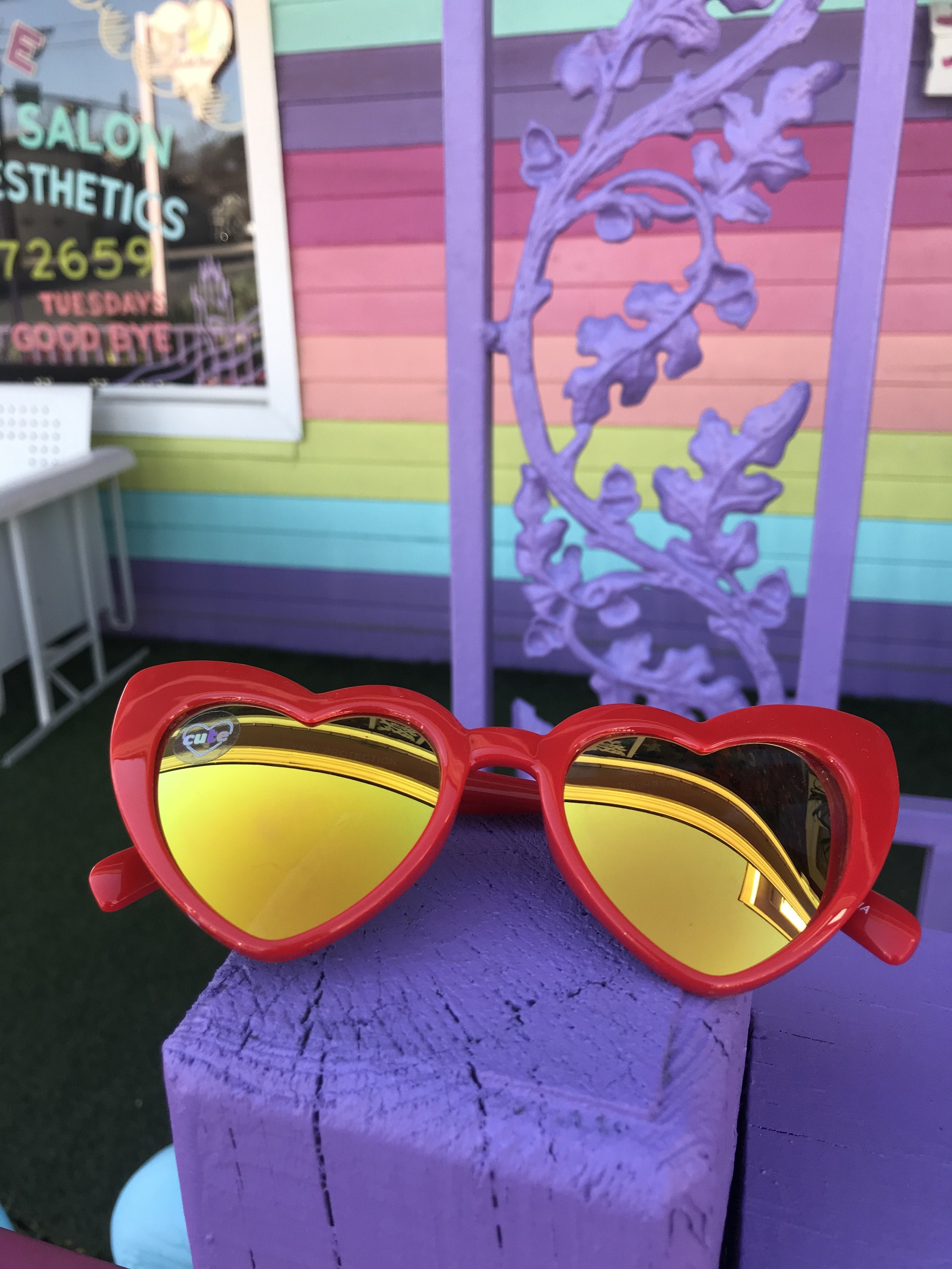 Heart sunglasses