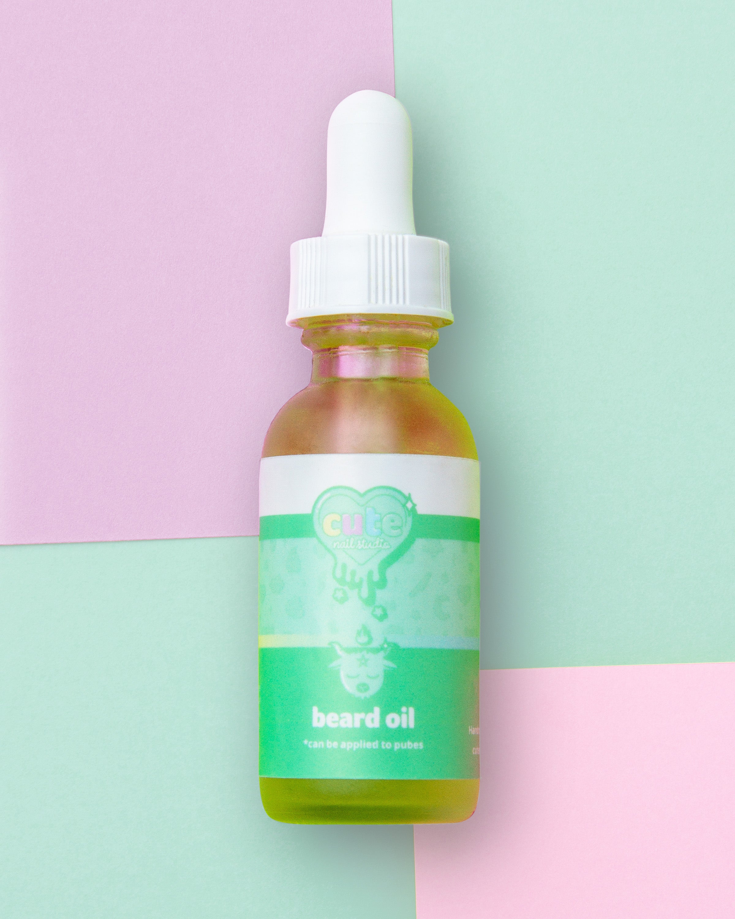 Cute beard oil