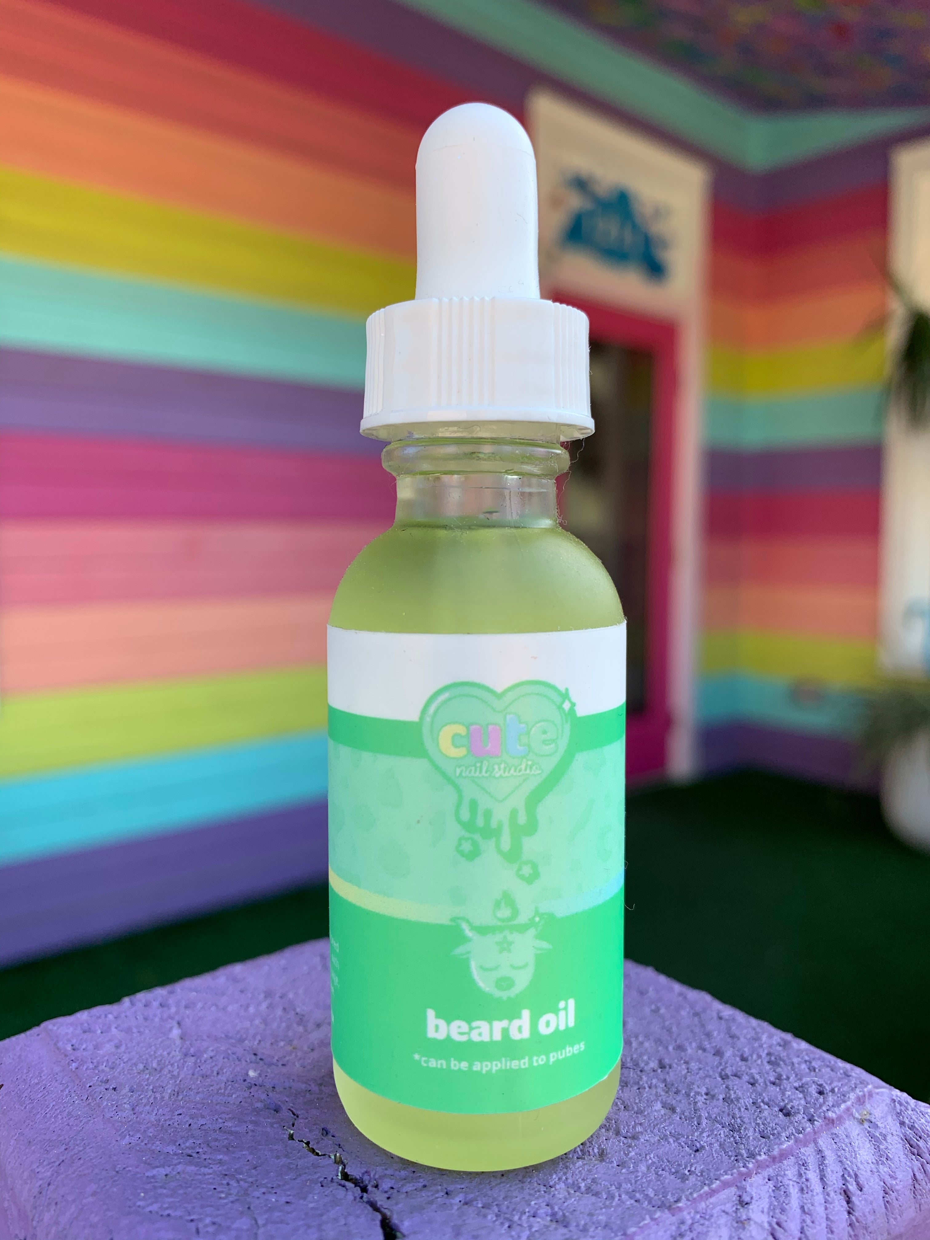 Cute beard oil