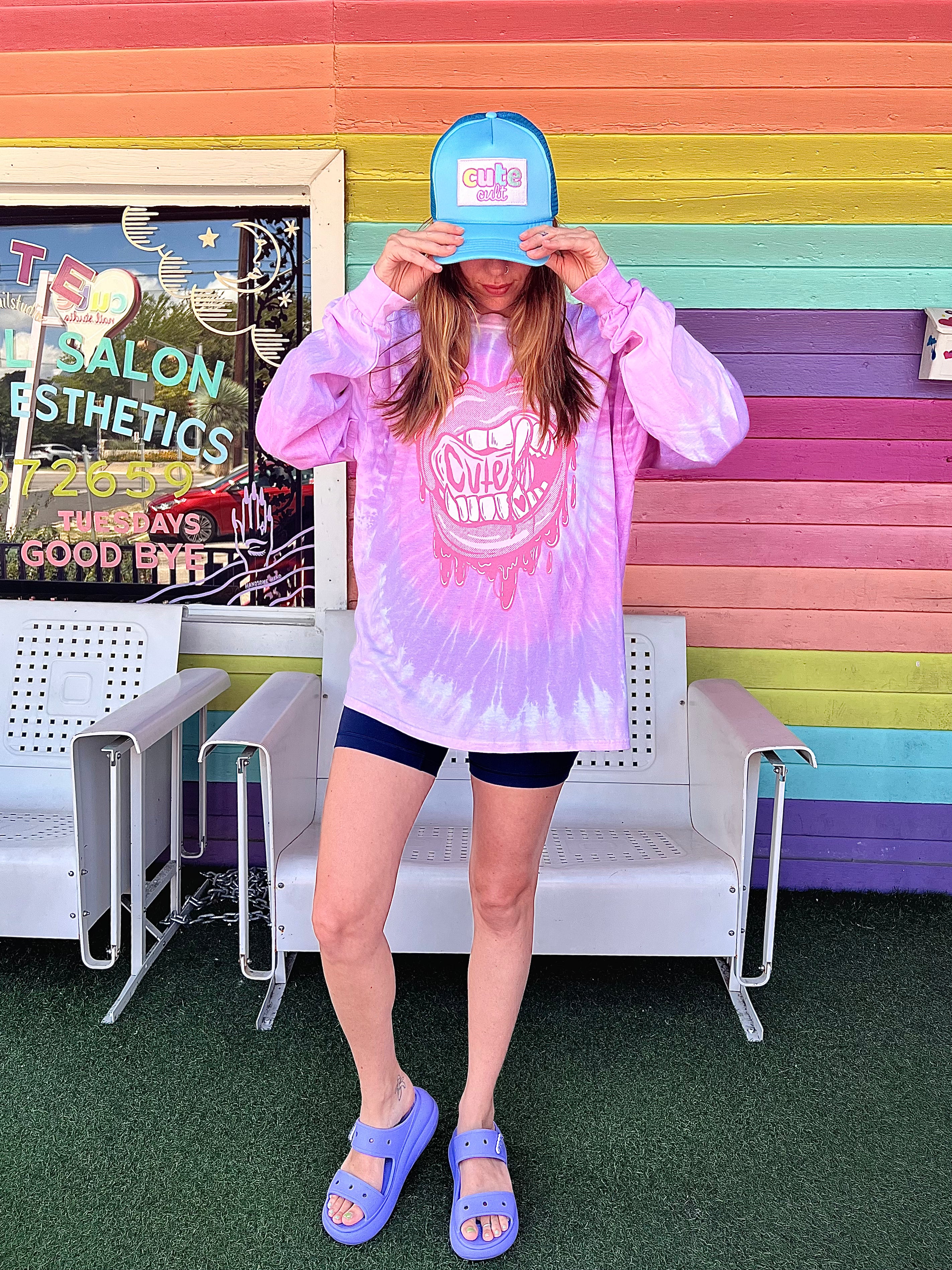 Pink Acid long sleeve tee