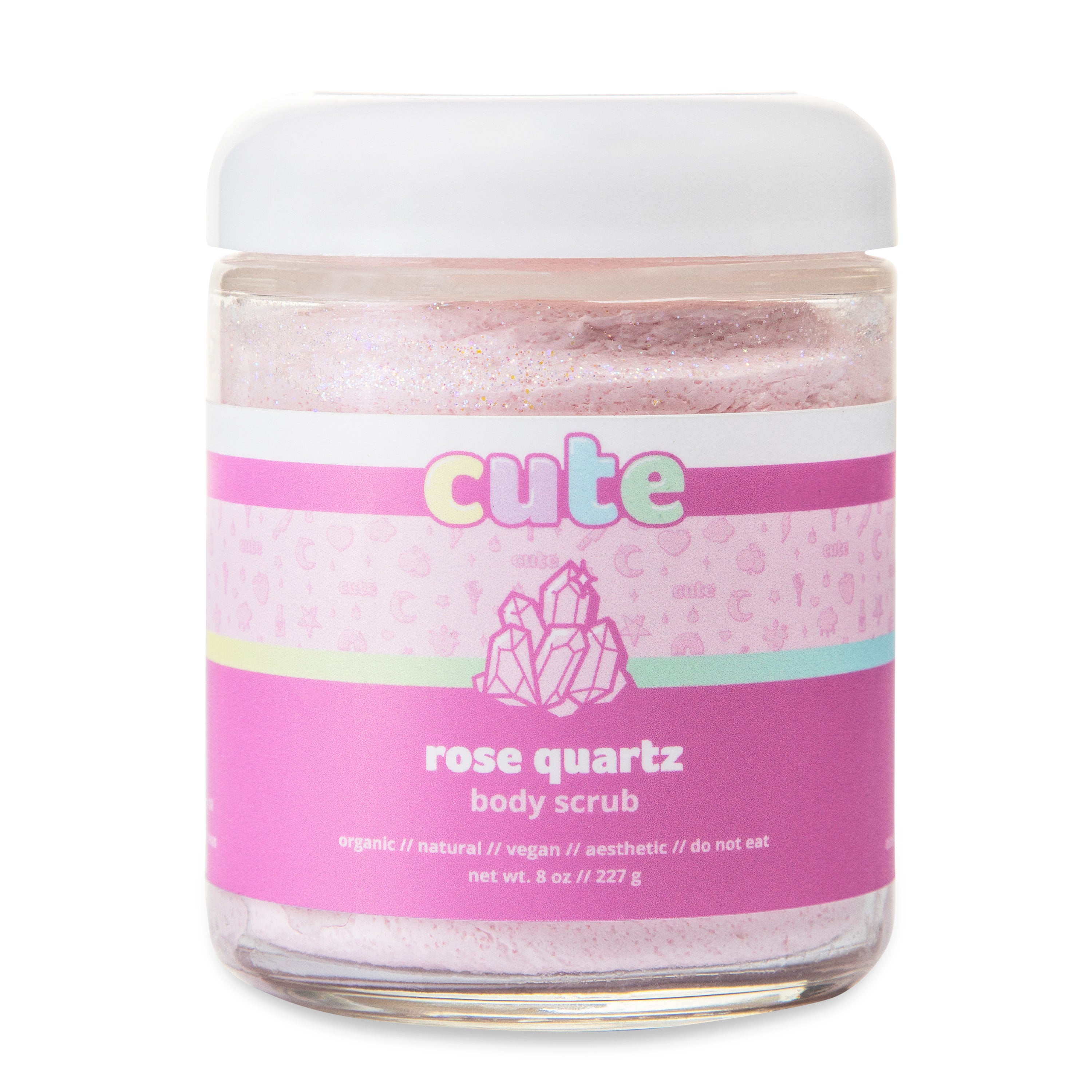 Rose Quartz sugar scrub