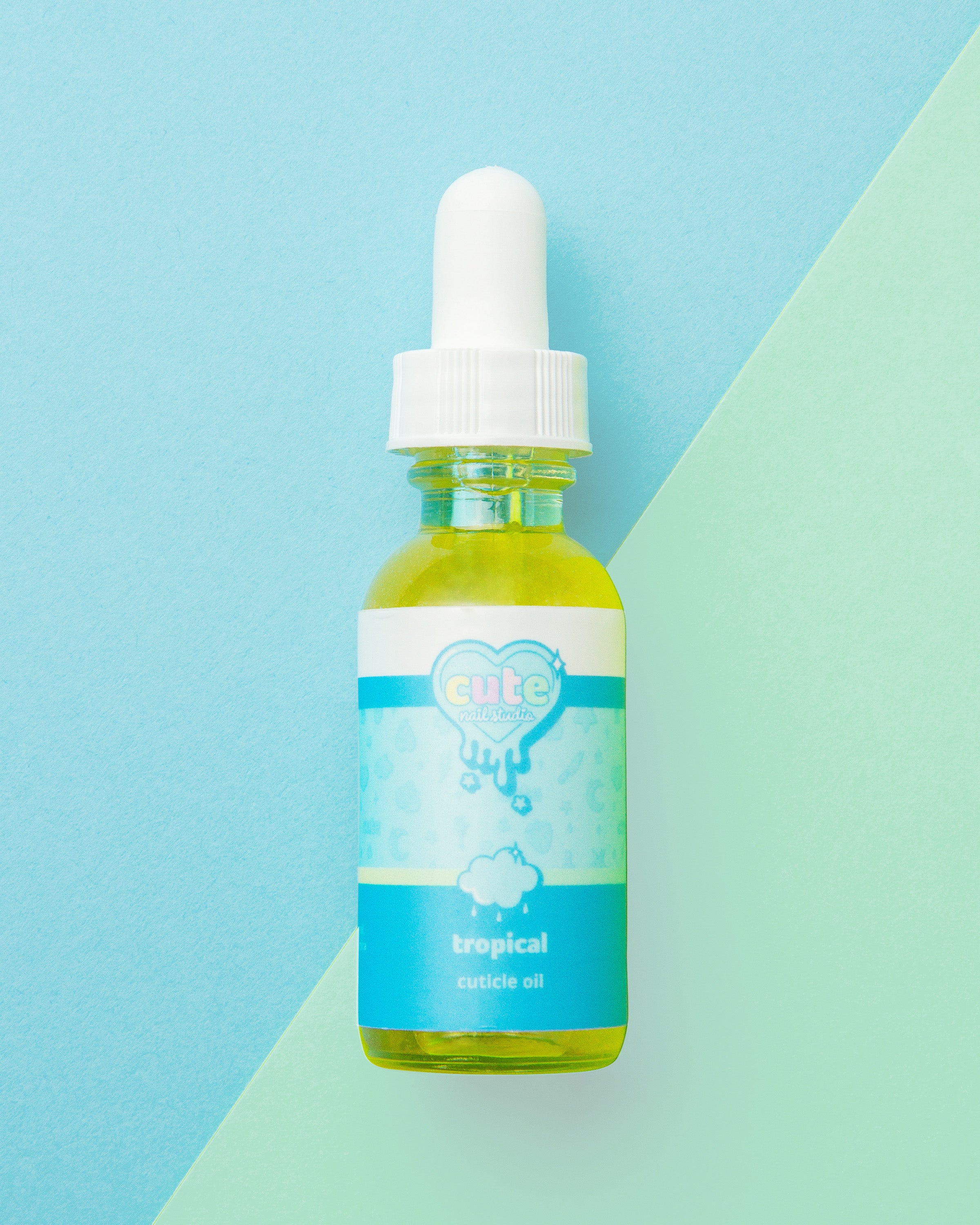 Tropical cuticle oil bottle